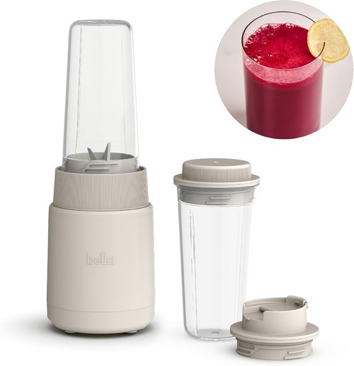 Bella Portable Rocket Blender - 6 Pcs Juicer & Smoothie Maker | BPA-Free, 240W Motor, Stainless Steel Blade