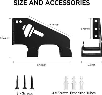 XZHXFX Chainsaw Hanger Wall Mount - Heavy-Duty Garage Organizer with Protective Pad | 1 Pack