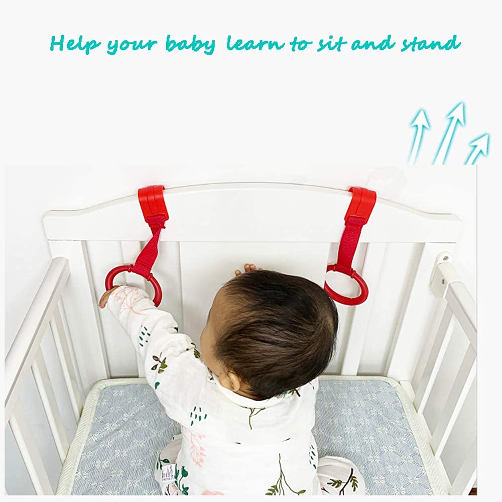 Skiennix Baby Pull Up Rings - Walking Assistant for Infants & Toddlers | 4-Piece Set