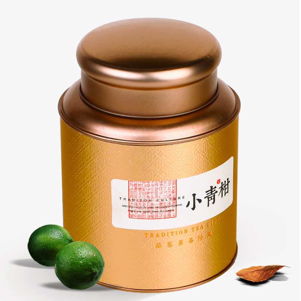 250g small green citrus Pu'er tea, dried tangerine peel Pu'er tea, pure citrus flavor, mellow taste, Xinhui Xiaoqing Pu'er tea,Small Green Mandarin Orange 陈皮普洱茶柑普茶大红柑茶叶