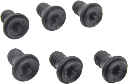 Wine Stoppers, Vacuum Stoppers for Wine Saver Vacuum Pump Preserver Edible Grade Rubber Wine Stopper, Keep Your Wine Fresh Pack of 6