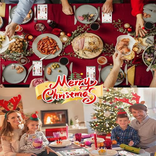 Christmas Nutcracker Paper Napkins - 100 Pack Holiday Table Decor - 3 Ply Disposable Hand Towels - Winter Xmas Home & Kitchen