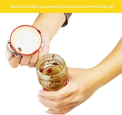 Jar Opener by [Brand Name] - Effortless Manual Tool for Seniors & Arthritis | Adjustable Lid Gripper for Easy Jar Opening