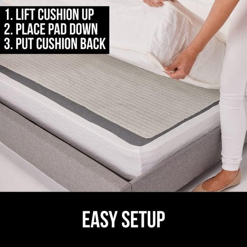 Gorilla Grip Armchair Slide Stopper - Non-Slip Gripper for Sofa, Couch & Chair Cushions - Easy Trim Design