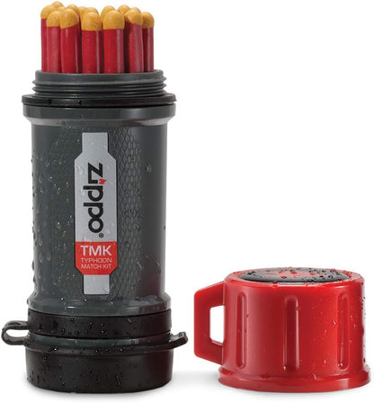 Zippo Typhoon Match Kit - Waterproof Firestarter for Outdoor Adventures | Compact & Reliable