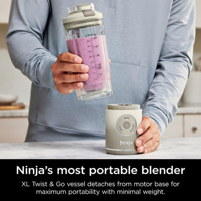 Ninja BC251IV Blast Max Cordless Blender - Smoothies & Ice Crushing - 22 oz. Cream Vessel | Certified Refurbished