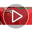 Christmas Jacquard Table Cloth 52x70 Inch Waterproof Dining Decor