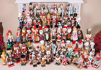 Soldier 14 Inch Traditional Wooden Nutcracker - Festive Christmas Decor (Variation: 14 inch / Soldier)