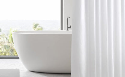 EHZNZIE Shower Curtain Liner Light Weight PEVA, Shower Liner 72x84 Inches, Waterproof, No Chemical Smell with 12 Rust Proof Metal Grommets for Bathroom Shower Curtain, Frosted
