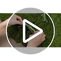36-Inch Faux Moss Woodland Christmas Tree Skirt - Natural Base Cover