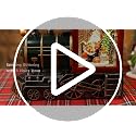Santa Train Snow Globe Lantern Christmas Decoration - Musical Light Up Snow Globe with Timer