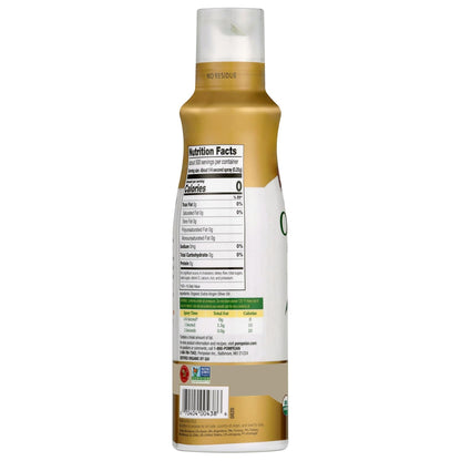Pompeian Organic Extra Virgin Olive Oil Cooking Spray - Non-Stick, No Propellants, 5 Fl Oz