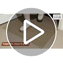 Indoor Door Mat Non-Slip Dirt Trapper 20x32 Inches Beige - Rectangular