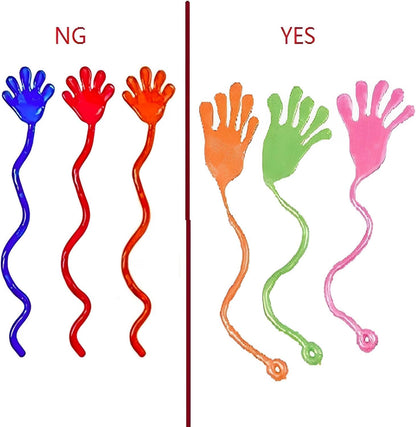 Tuko 20PCS Sticky Hands - Fun Stretchy Toys for Kids' Parties | Perfect Halloween & Birthday Favors