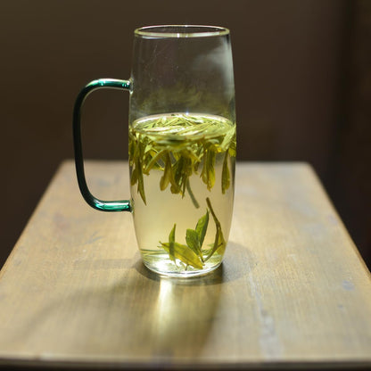 JQ 2024 New Harvest Pre-Qingming Dragon Well Green Tea -Basic Grade- Ming Qian LongJing Cha, Hangzhou Origin Loose Leaf Green Tea (4.4 oz/125g)