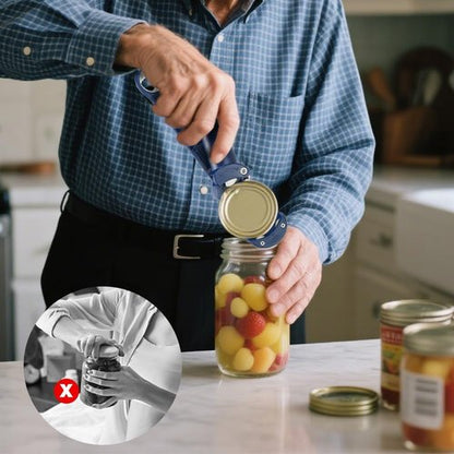 Magnetic Jar & Bottle Opener by [Brand Name] - 3-in-1 Compact Tool for Seniors | Retractable Design