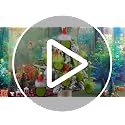 24 Pack Christmas Green Monster Ornaments - Wooden Hanging Holiday Decor