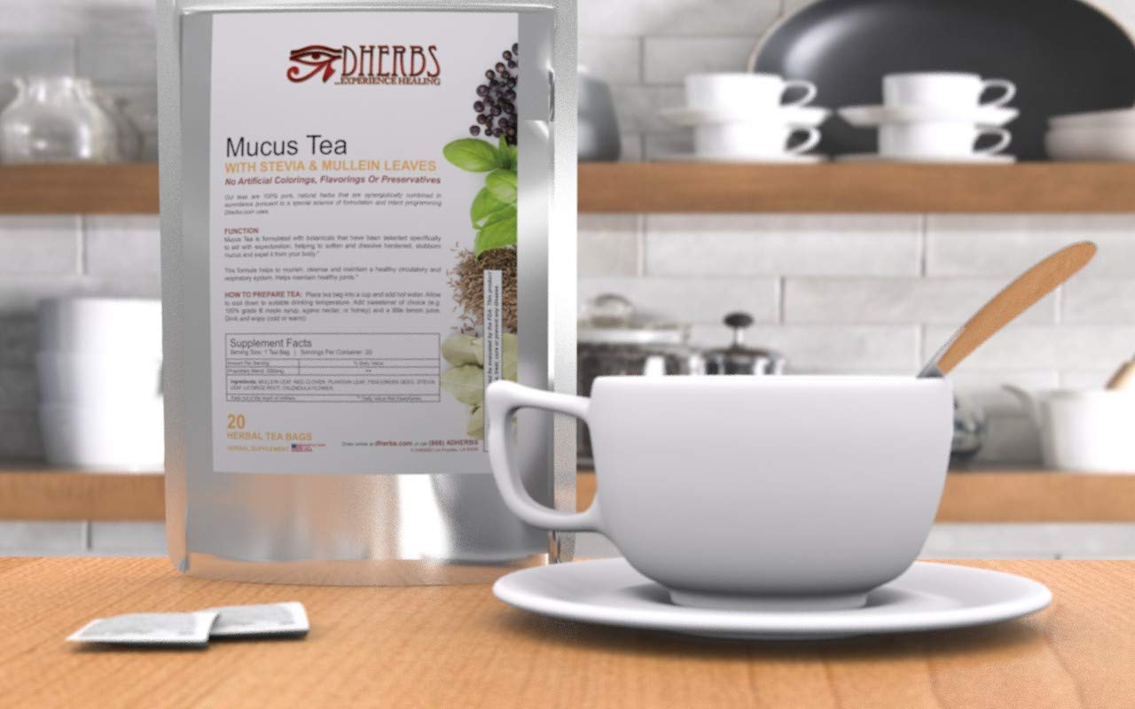 Dherbs Mucus Tea, 40 Grams