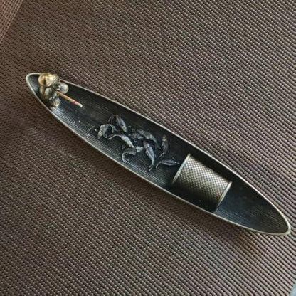 Incense Holder Burner Ash Catcher Tray for Aromatherapy and Meditation