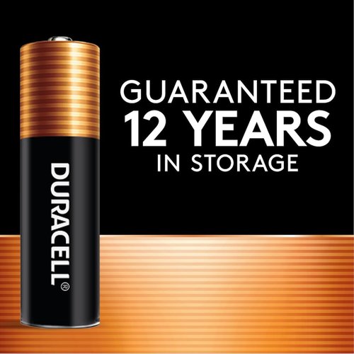 Duracell Coppertop AA Batteries - Long-Lasting Power Boost for Household Devices | 24 Count Pack