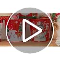 Red Putuo Decor Christmas Metal Buckets Set of 5 Holiday Ice Buckets