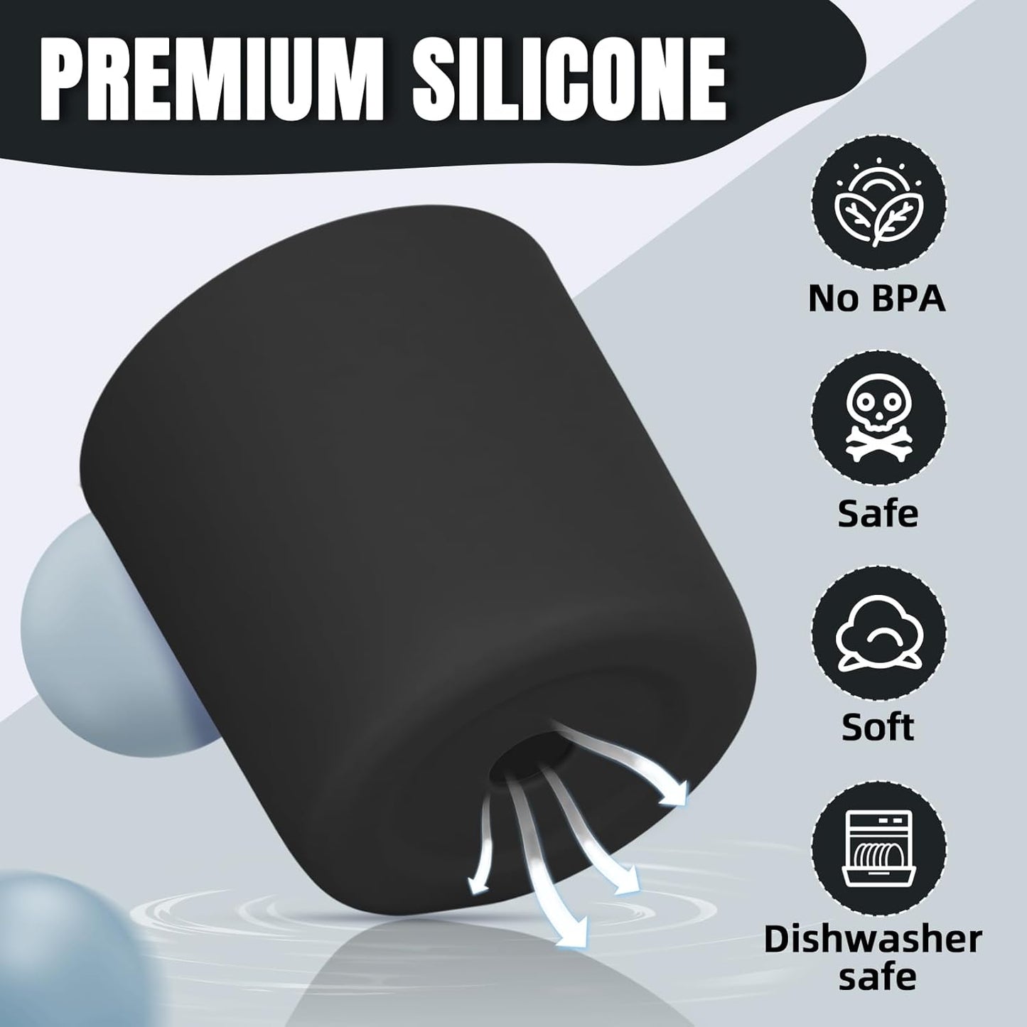 Owala Silicone Boot - Anti-Slip Bottom Cover Sleeve for 30oz & 40oz FreeSip Sway Bottles | Large Protection