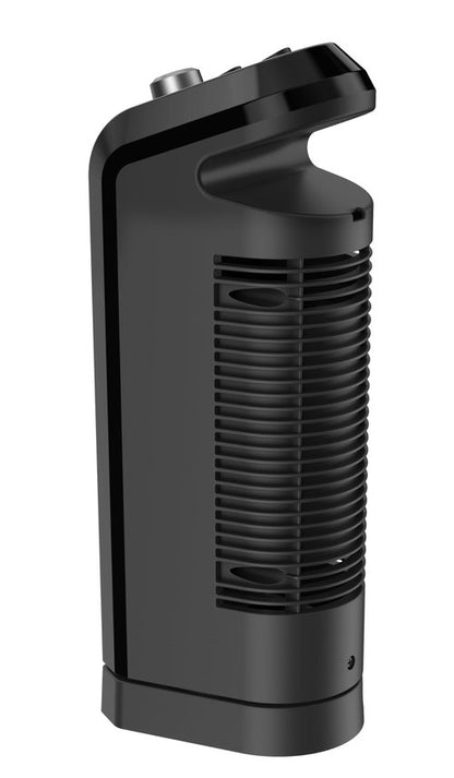 Lasko Oscillating Ceramic Tower Space Heater for Home with Overheat Protection, Adjustable Thermostat, and 2 Speeds, 15.7 Inches, Black, 1500W, CT16450