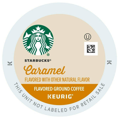 Starbucks Caramel Coffee K-Cups - Rich Flavor, Convenient 88 Count Pack