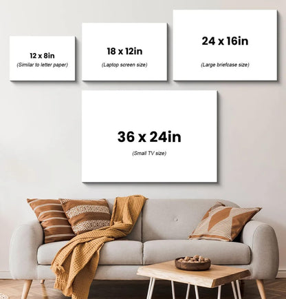 SHAANT Personalized Mother's Day Canvas | Custom Photo Wall Art for Mom & Grandma - Unique Gift with Kid's Name & Year