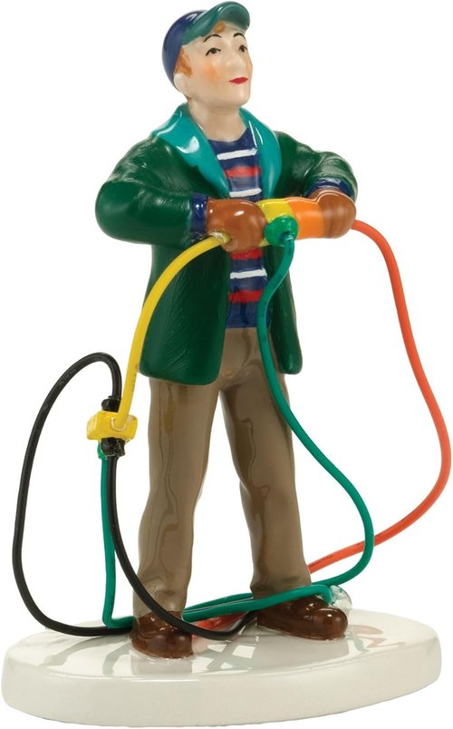Department 56 | National Lampoon's Christmas Vacation Fire It Up Dad Figurine - 1.38 Inch, Multicolor