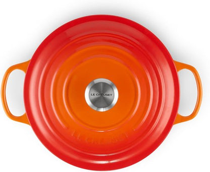 Le Creuset Enameled Cast Iron Dutch Oven - 5.5 Qt. | Signature Flame Color for Perfect Cooking
