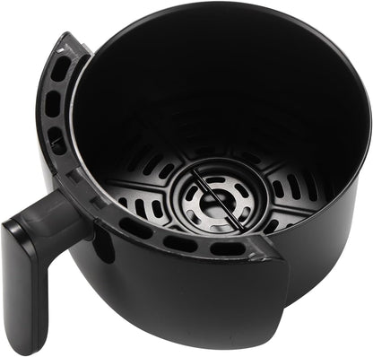 Zenith AirMax Compact Air Fryer - Healthy Cooking with Adjustable Temperature Control, 2.1 Qt, Black