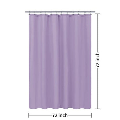 ALYVIA SPRING Lavender Purple Fabric Shower Curtain Liner Waterproof - Soft & Light-Weight Cloth Shower Liner with 3 Magnets, Hotel Quality & Machine Washable - Standard Size 72x72, Lavender