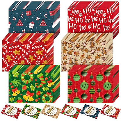 Christmas Disposable Paper Placemats 60 Pcs, 10.24 x 14.57 Inches - Holiday Table Decor