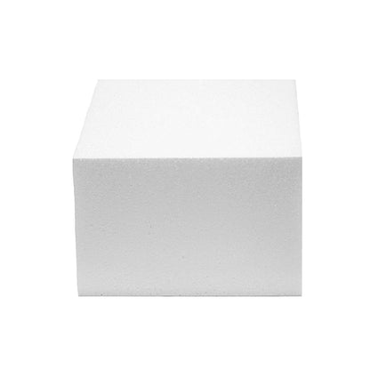 Global Sugar Art Cake Dummy Square, 6 x 6 x 5 Inches