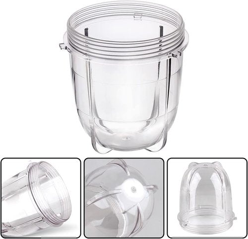 Magic Bullet Replacement Cups - 12oz Accessory for MB1001 Blender | Durable & Compatible