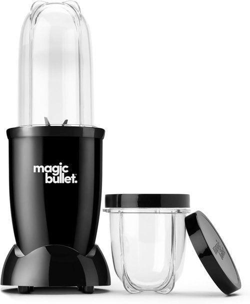 Magic Bullet® Blender Set - 7-Piece 250W Compact Blender & Food Processor for Smoothies & Sauces - Silver