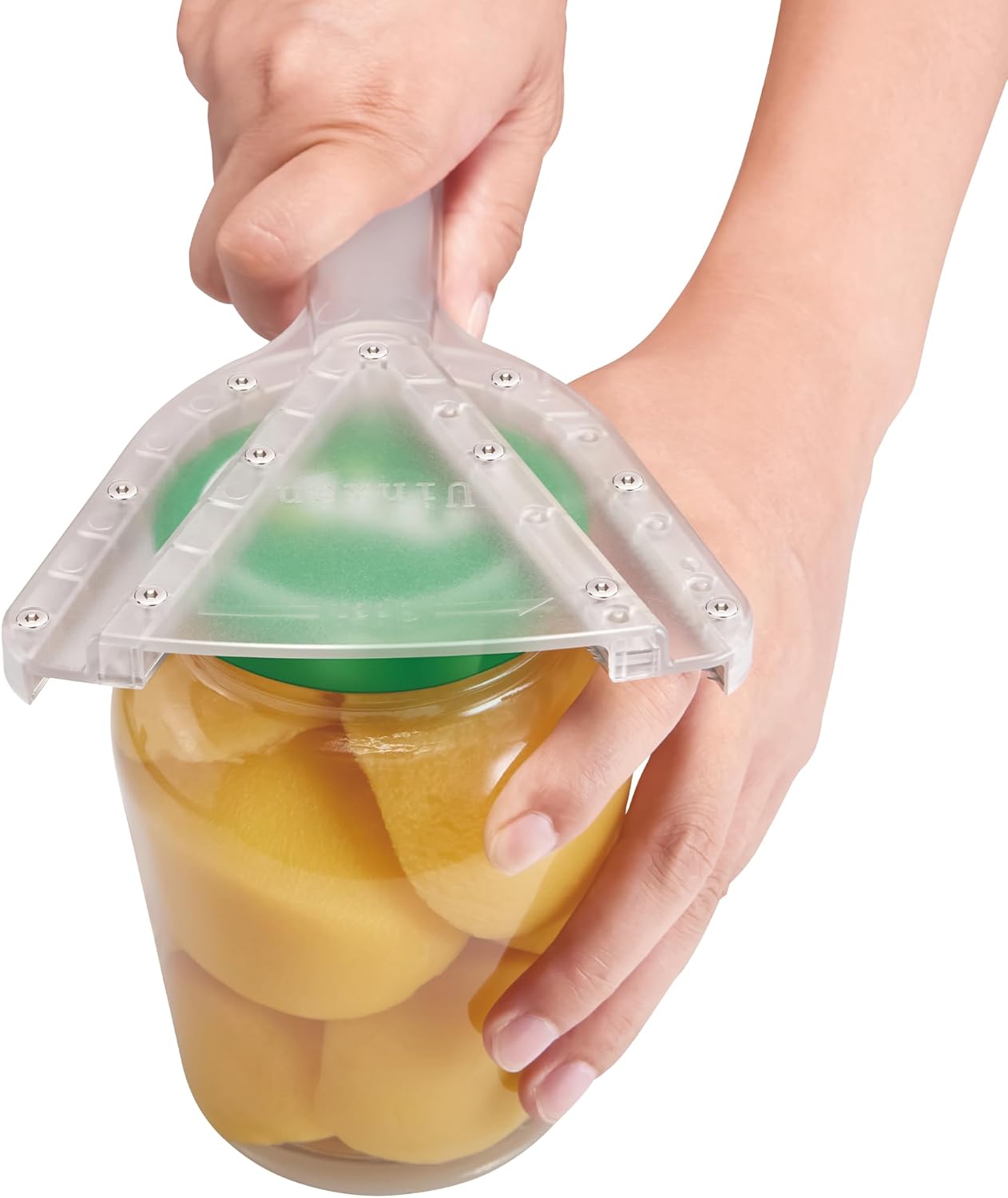 Skiennix Jar Opener - Easy Twist Off Bottle Caps for Seniors & Arthritis Relief | Handheld Kitchen Gadget (Black)