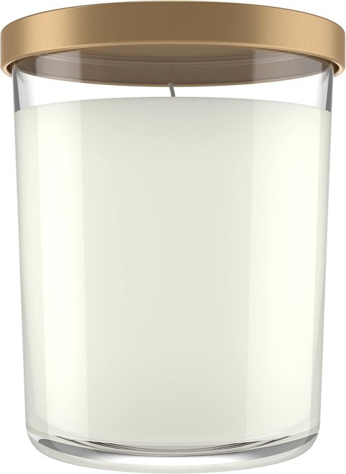 Glade Large Candle Jar - Essential Oil Infused Air Freshener | Wild Rose Petals, 16oz