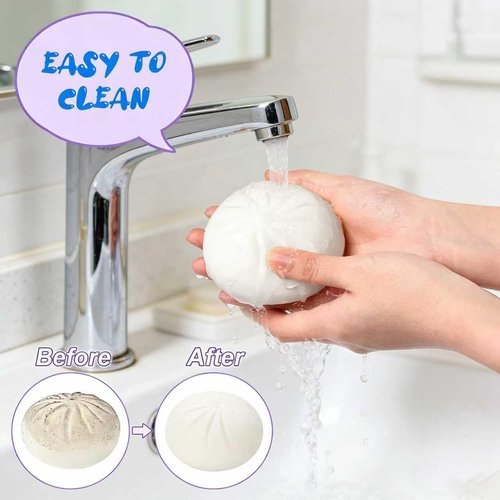 Dumpling Squishy Toy - Soft Squeeze Decompression Stress Relief | Mystery Dumplings (White)