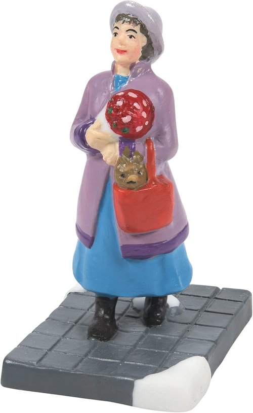 Department 56 | Christmas in The City Village Accessories - Woman's Best Friend Figurine, 1.97 Inch, Multicolor