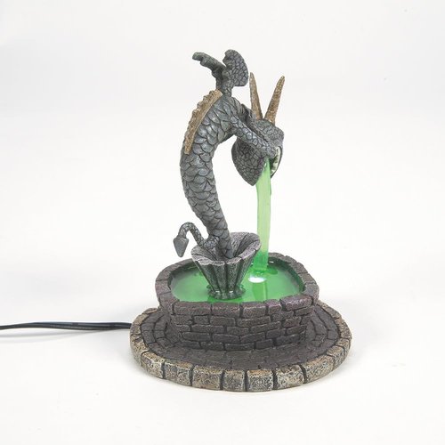 Department 56 | The Nightmare Before Christmas Town Square Fountain Figurine - 5 Inch, Multicolor
