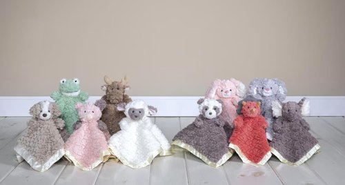 Mary Meyer Baby Lovey Putty Security Blanket - Soft Elephant Stuffed Animal Toy for Newborns & Toddlers | 13 x 13 Inches