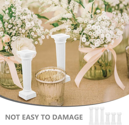 VOSAREA Mini Roman Column Decoration - 6Pcs Pillars for Photography & Wedding Decor | Sand Table Accent