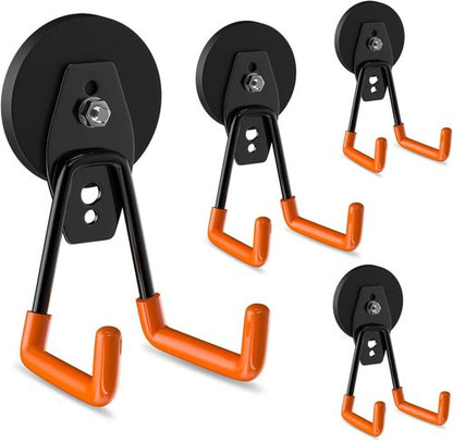 ENUODA Strong Magnetic Hooks - Heavy Duty Utility Storage for Garage | 4 Pack Rare Earth Magnets
