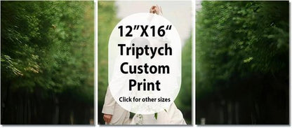 Custom Canvas Prints - Personalized Triptych Poster Set (Unframed 12x16) | Unique Wall Art for Home Decor