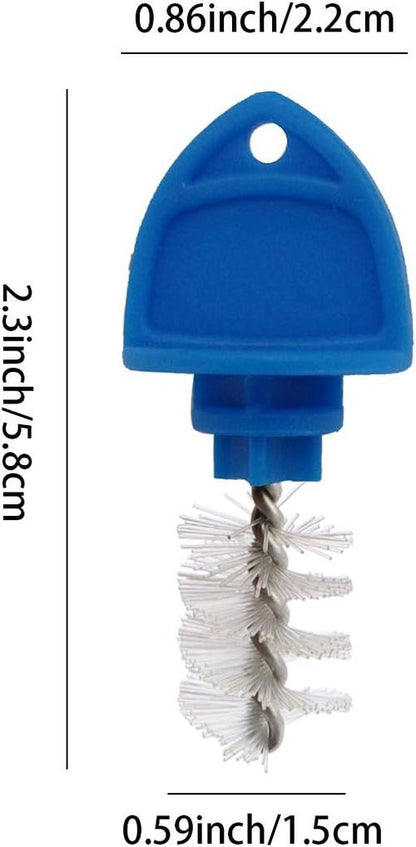 Beer Plugs Tap Brush,30 Pack Beer Faucet Tap Cleaning Plug Brush For Draft Beer Faucet Cap (Blue)