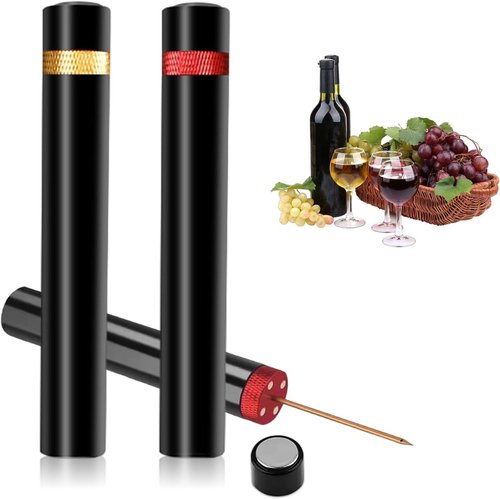 Aeropop Wine Opener, Loritia Arropop Wine Opener, Wines Openers, Travel Portable Pocket Air Pressure Pump Bottle Open (2PCS)