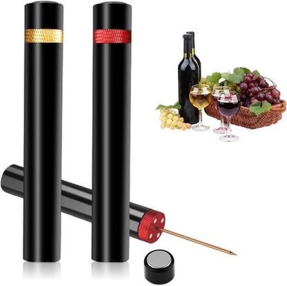 Aeropop Wine Opener, Loritia Arropop Wine Opener, Wines Openers, Travel Portable Pocket Air Pressure Pump Bottle Open (2PCS)