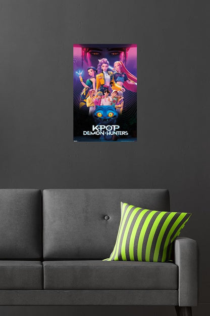Netflix KPop Demon Hunters 2025 - Premium Unframed Wall Poster | 22.4L x 14.7W